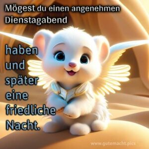 Lustige Dienstag Abend Grusse