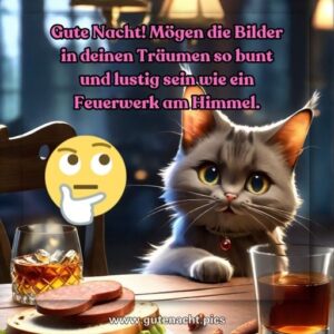 Gute Nacht Lustig Bilder & Grüße, Sprüche, Zitate