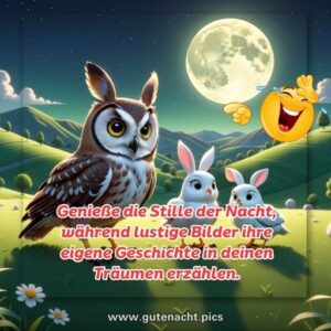 Gute Nacht Lustig Bilder & Grüße, Sprüche, Zitate