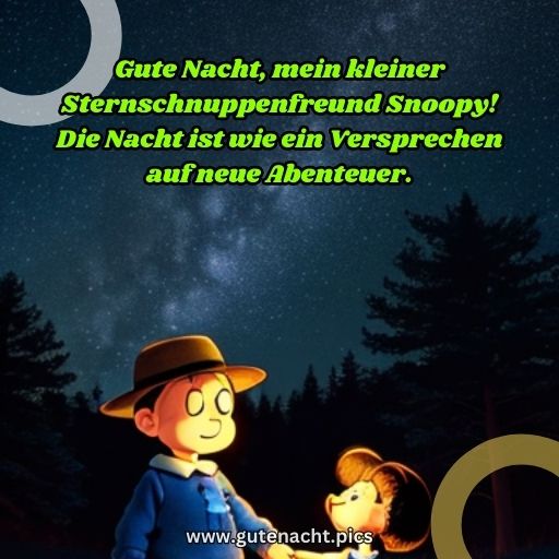 deutsch gute nacht snoopy