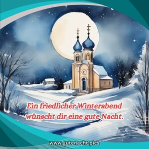 Gute Nacht Winter Bildernull