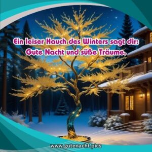 Gute Nacht Winter Bildernull